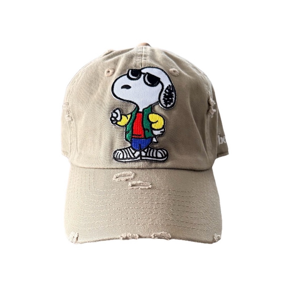 bestir Snoopy Joe Cool Khaki Dad Hat Adjustable Cap NWT. OSFA